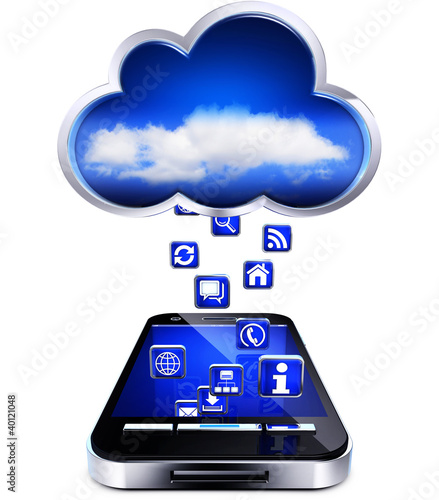 Illustration: cloud app cloud app