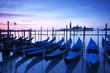 San Giorgio Maggiore church and gondolas San Giorgio Maggiore church and gondolas