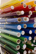 Foto: Werbetechnik Folienrollen auf Ständer Werbetechnik Folienrollen auf Ständer