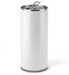 Canette de boisson énergisante sur fond blanc 1