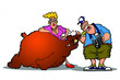 tourists and bear