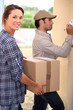 Delivery package collecting
