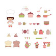 Cute kitchen ware set
