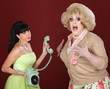 Drag Queen With Friend on Phone