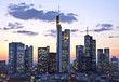 Frankfurt in der Dämmerung