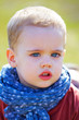 Baby boy portrait outdoor in spring Baby boy portrait outdoor in spring