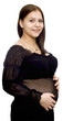 Young happy mother