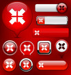 Aim high-detailed web button collection.