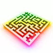 Vector of colorful maze (labyrinth) Vector of colorful maze (labyrinth)
