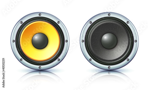 Illustration: Loud speaker icons Loud speaker icons