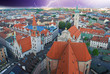 Storm approaching Munich, Germany Storm approaching Munich, Germany