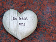 Foto: Steinherz Du fehlst uns Steinherz Du fehlst uns