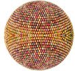 globe made of painted easter eggs globe made of painted easter eggs