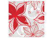 Red love flowers with hearts, Valentine pattern. Red love flowers with hearts, Valentine pattern.