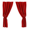 Red curtain
