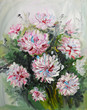 oil painting bouquet of peony flowers oil painting bouquet of peony flowers