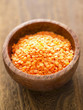Photo: close up of a bowl of red lentils close up of a bowl of red lentils