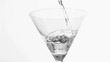 Alcoholic drink been poured in super slow motion Alcoholic drink been poured in super slow motion