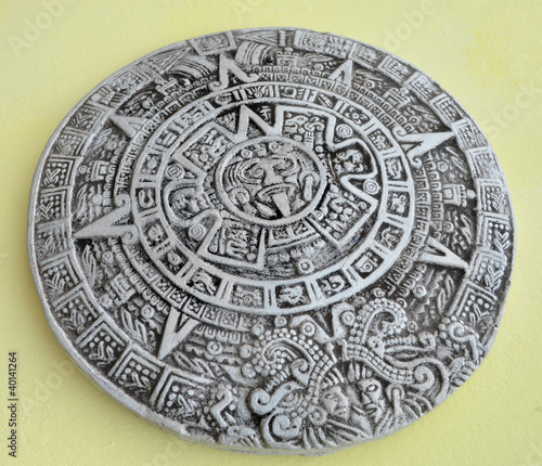 Photo: Mayan calendar Mayan calendar