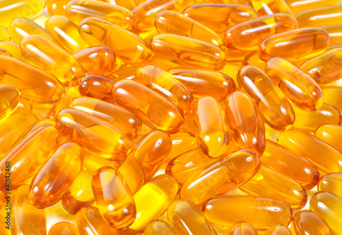 Photo: Fish oil background Fish oil background