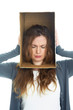 head in box