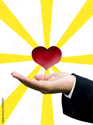 Photo: Love and care concept Love and care concept