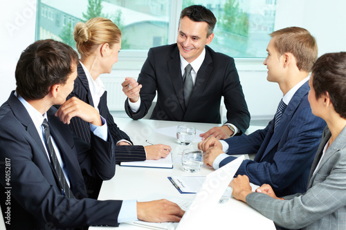 Photo: Discussing ideas Discussing ideas