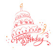 Cake ans Happy Birthday