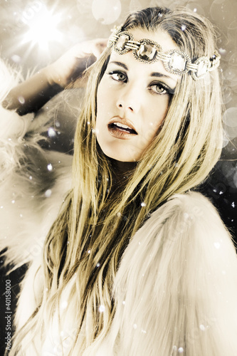 Photo: Enchanting Snow Princess Enchanting Snow Princess