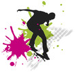Skateboarder - Colour Splash