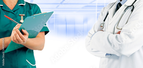 Photo: nurse and doctor nurse and doctor