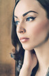 Beautiful pin up model