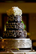 chocolate wedding cake