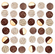 background of cookies