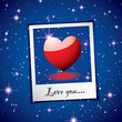 Love heart space photo Love heart space photo