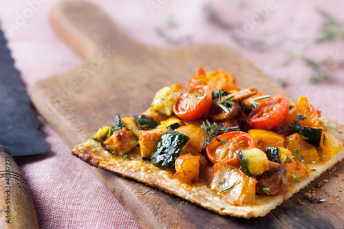 Photo: Pizza vegetables Pizza vegetables