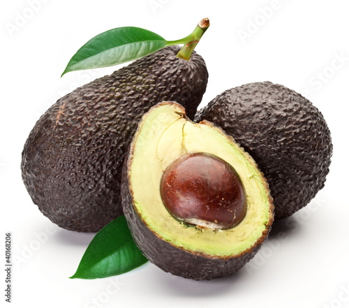 Photo: Avocados with leaves Avocados with leaves