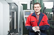 worker at tool workshop