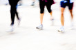 Runners legs with panning blur Runners legs with panning blur