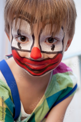 Photo: Funny young clown Funny young clown