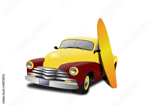 Illustration: Surfing vacation Surfing vacation