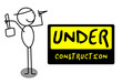 Under Construction people illustration vector