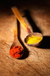 Red pepper and curry Red pepper and curry