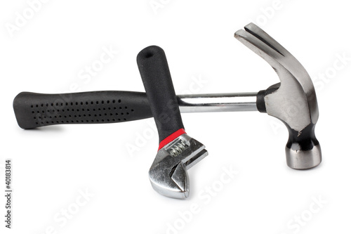 Photo: Hammer and wrench Hammer and wrench