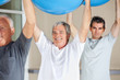 Senioren beim Fitnesstraining