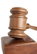 Gavel Isolated