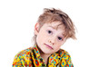 Portrait of an adorable young preschool boy