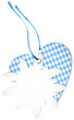 Hangtag Edelweiss & Heart Octoberfest Light Blue