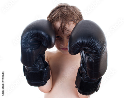 Foto: little boy boxer little boy boxer