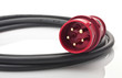Starkstromstecker und Kabel